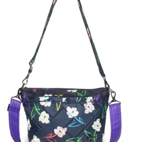 NWT- LUG- FLARE 2 CROSSBODY BAG> Bright Floral ! - Picture 2 of 6